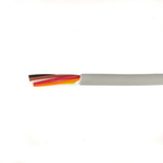 Alpha Wire 78042 Multicore Cable, 2 Cores, 0.81 mm², ECO, Unscreened, 1000ft, Grey Modified Polyphenylene Ether MPPE