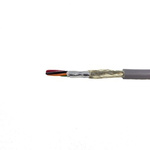 Alpha Wire 86012CY Multicore Cable, 12 Cores, 0.11 mm², Screened, 100ft, Grey PVC Sheath, 28