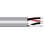 Alpha Wire 1131C Control Cable, 2 Cores, 0.75 mm², Unscreened, 500ft, Grey PVC Sheath, 18 AWG