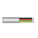 Alpha Wire 1604 Control Cable, 4 Cores, 0.14 mm², Unscreened, 1000ft, Grey PVC Sheath, 26 AWG