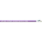 Lapp UNITRONIC BUS Control Cable, 5 Cores, 0.64 mm², 1 mm², Screened, 100m, Purple Polyurethane PUR Sheath, 17
