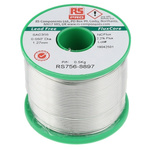 RS PRO 1.27mm Wire Lead Free Solder, +217°C Melting Point