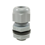 Alpha Wire FIT Series Grey Chloroprene Rubber (O-Ring/Seal), Polyamide Cable Gland, NPT 1/2in Thread, 10mm Min, 14mm