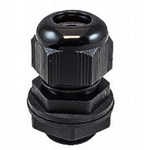 Alpha Wire FIT Series Black PA 6 Cable Gland, NPT 3/4in Thread, 13mm Min, 18mm Max, IP66, IP68