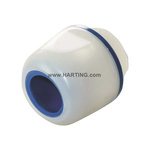 HARTING Han® F+B Series White Polyamide Cable Gland, M25 Thread, 16mm Min, 18mm Max, IP67, IP69