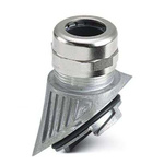 Phoenix Contact HC-B-G-M32-ER-AL Series Silver Metal Cable Gland, M32 Thread, 14mm Min, 21mm Max, IP66, IP67