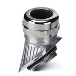 Phoenix Contact HC-B-G-M40-ER-AL Series Silver Aluminium Cable Gland, M40 Thread, 19mm Min, 27mm Max, IP66, IP67