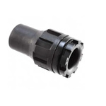 TE Connectivity CES Series Series Black Nylon Cable Gland Locknut, 1-12 UNF Thread, 6.4mm Min, 19.1mm Max