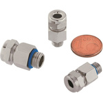 Lapp SKINDICHT Series Nickel Brass Cable Gland, M6 Thread, 2mm Min, 3mm Max, IP66, IP68