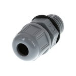 Molex 93600 Series Grey Nylon Cable Gland, M12 Thread, 3mm Min, 6.5mm Max, IP68
