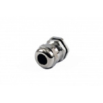 Hammond 1427BCG Series Grey Nickel Plated Brass Cable Gland, PG11 Thread, 5mm Min, 10mm Max, IP68