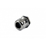 Hammond 1427BCG Series Grey Nickel Plated Brass Cable Gland, PG16 Thread, 10mm Min, 14mm Max, IP68