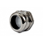 Hammond 1427BCG Series Grey Nickel Plated Brass Cable Gland, PG48 Thread, 37mm Min, 44mm Max, IP68