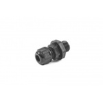 Hammond 1427NCG Series Black Nylon Cable Gland, PG7 Thread, 3mm Min, 4mm Max, IP68
