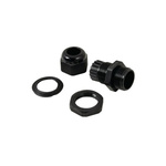 Amphenol Industrial CG Series Black Cable Gland Kit, M20 Thread, 5mm Min, 9mm Max