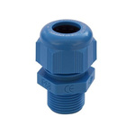 SIB SIB-TEC Series Blue Polyamide Cable Gland, NPT 3/8in Thread, 5mm Min, 8mm Max, IP68