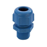 SIB SIB-TEC Series Blue Polyamide Cable Gland, NPT 1/2in Thread, 7mm Min, 12mm Max, IP68
