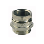 Capri ISOCAP Series Silver Nickel Plated Brass Cable Gland, M20 Thread, 8.5mm Min, 13.5mm Max, IP66