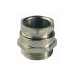 Capri ISOCAP Series Silver Nickel Plated Brass Cable Gland, M63 Thread, 31mm Min, 42.5mm Max, IP66