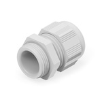 1SNG Series Light Grey PA 6 Cable Gland, M25 Thread, 11mm Min, 17mm Max, IP66, IP68