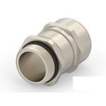 1SNG Series Brass Brass, CR, NBR Cable Gland, M25 Thread, 13mm Min, 18mm Max, IP66, IP68