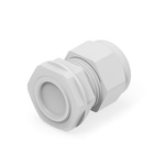 1SNG Series Light Grey PA 6 Cable Gland, M25 Thread, 11mm Min, 17mm Max, IP66, IP68