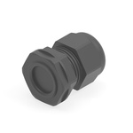 1SNG Series Black PA 6 Cable Gland, M25 Thread, 11mm Min, 17mm Max, IP66, IP68