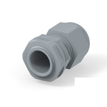 1SNG Series Grey PA 6 Cable Gland, PG11 Thread, 5mm Min, 10mm Max, IP66, IP68