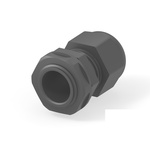 1SNG Series Black PA 6 Cable Gland, PG11 Thread, 5mm Min, 10mm Max, IP66, IP68