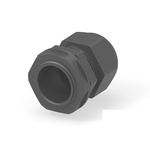 1SNG Series Black PA 6 Cable Gland, PG21 Thread, 13mm Min, 18mm Max, IP66, IP68