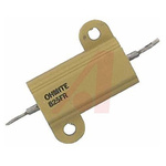 Ohmite 825 Series Anodized Aluminium, Metal Axial, Solder Wire Wound Panel Mount Resistor, 100mΩ ±1% 25W