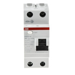 ABB 2 Pole Type AC Residual Current Circuit Breaker, 25A FH200, 30mA