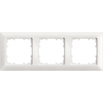 Siemens White 3 Gang Cover Plate Thermoplastic Mounting Frame