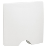 Legrand White 1 Gang Plastic Outlet Plate