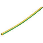 RS PRO PVC Green, Yellow Cable Sleeve, 3mm Diameter, 40m Length