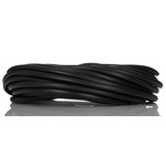 RS PRO PVC Black Cable Sleeve, 6mm Diameter, 10m Length