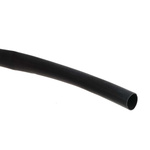 RS PRO Heat Shrink Tubing, Black 6.4mm Sleeve Dia. x 15m Length 2:1 Ratio