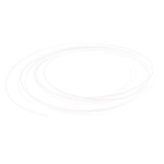 RS PRO PTFE Clear Cable Sleeve, 1.91mm Diameter