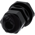 Siemens SIRIUS ACT Series Black Plastic Cable Gland, M25 Thread, 9mm Min, 14mm Max, IP66, IP67, IP69 (IP69K)