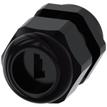 Siemens SIRIUS ACT Series Black Plastic Cable Gland, M25 Thread, IP66, IP67, IP69 (IP69K)