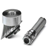 Phoenix Contact HC-B-GB Series Silver Metal Cable Gland, M20 Thread, 13mm Min, 6mm Max, IP66, IP67