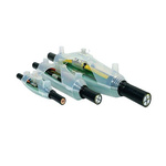 HellermannTyton Polyurethane Cable Joint, Straight Joint Type , 5 x 10 → 5 x 35mm²