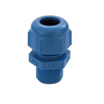 SIB SIB-TEC Series Blue Polyamide Cable Gland, M16 Thread, 5mm Min, 8mm Max, IP68
