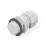 1SNG Series Light Grey PA 6 Cable Gland, PG13.5 Thread, 8mm Min, 17mm Max, IP66, IP68