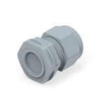 1SNG Series Grey PA 6 Cable Gland, M25 Thread, 11mm Min, 17mm Max, IP66, IP68