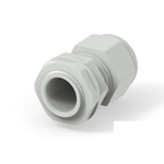 1SNG Series Light Grey PA 6 Cable Gland, PG11 Thread, 5mm Min, 10mm Max, IP66, IP68