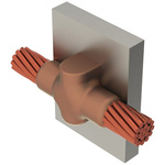 nVent ERICO Graphite Cable Joint Connector Block, Straight Joint Type , 25mm²