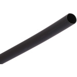 RS PRO Heat Shrink Tubing, Black 6.4mm Sleeve Dia. x 300mm Length 2:1 Ratio