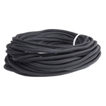 Alpha Wire Braided PET Black Cable Sleeve, 3.18mm Diameter, 15.24m Length, FIT Series