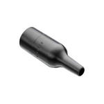 TE Connectivity Straight Black, Polyolefin, 24mm